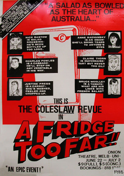 A Fridge Too Far 1988 Poster