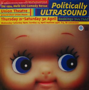 Politically Ultrasound Comedy Revue 1994 Poster