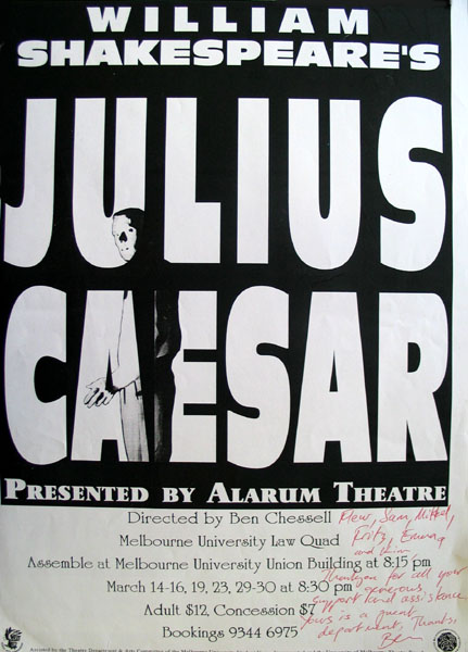 Julius Caesar 1996 Poster